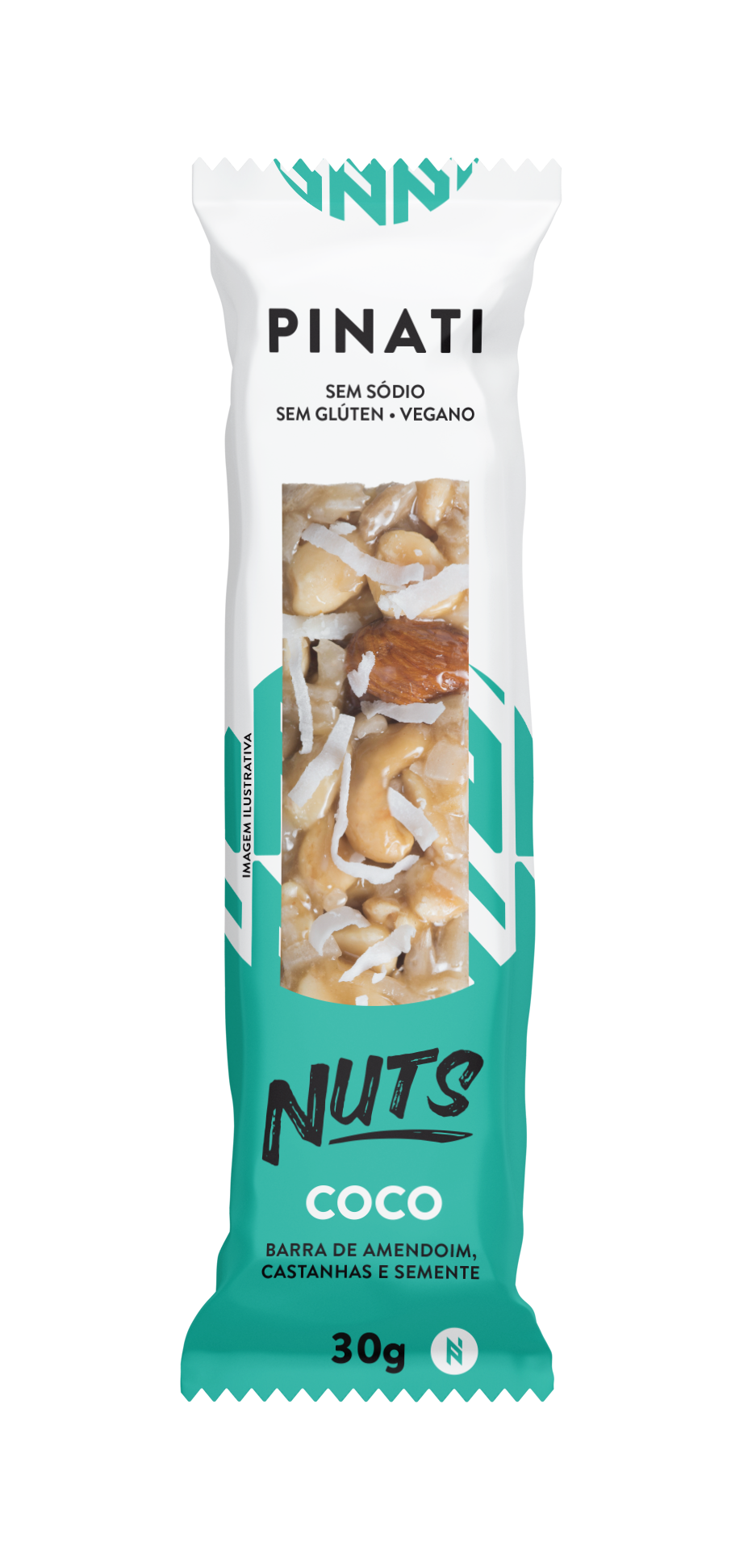 KIT LEVE 4 PAGUE 3 PINATI NUTS COCO 30g